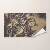 Saint Georges et le Dragon Grand Martyr (Serviette à main)