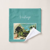 Saint-Georges médiéval et le Drago (Gant de toilette)