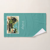 Saint-Georges médiéval et le Drago (Serviette à main)