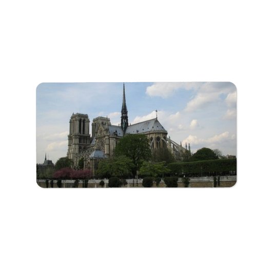 Saint Germain des Prés Étiquette de adresse (Devant)