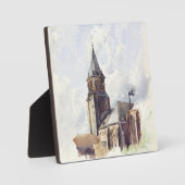 Saint Germain des Pres Kerk Parijs Fotoplaat (Voorkant)