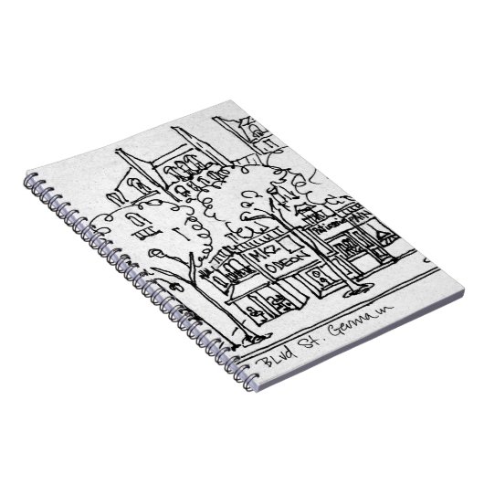 Saint-Germain-des-Pres | Parijs, Frankrijk Notitieboek (Rechterzijde)