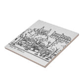 Saint-Germain-des-Pres | Parijs, Frankrijk Tegeltje (Zijkant)