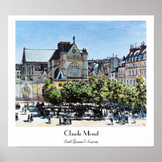 Saint Germain l'Auxerrois Claude Monet Poster