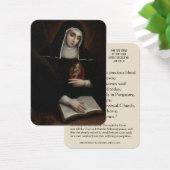 Saint Gertrude la Grande Prière Purgatoire Carte S (Bureau)