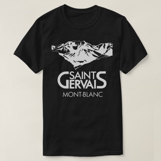 Saint Gervais Mont Blanc Classic T-shirt (Design devant)