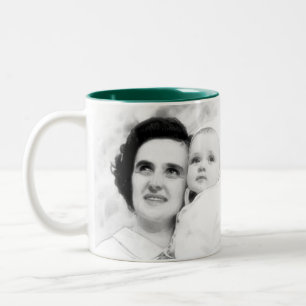 Saint Gianna Beretta Molla Tweekleurige Koffiemok