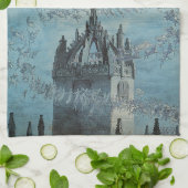 Saint Giles - Zijn cellen van Charles Altamont Doy Theedoek (Gevouwen)