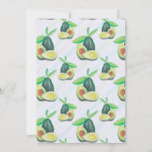 Saint-Guacamole | Invitation Baby shower Avocado (Dos)