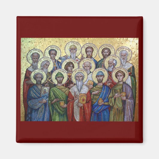 Saint-Guérisseurs et Unmercenaires Aimant orthodox (Devant)