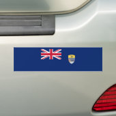 Saint Helena Flag Bumpersticker (Op auto)