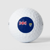 Saint Helena Flag Golfballen (Voorkant)