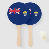 Saint Helena Flag Handwaaier (Voorkant en achterkant)