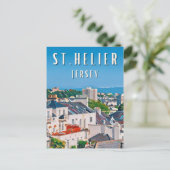 Saint Helier Briefkaart (Staand voorkant)