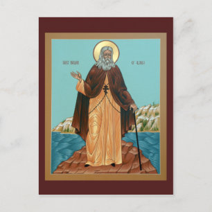 Saint Herman van de Alaska Prayer Card Briefkaart