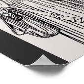 Saint Hildegard of Bingen Benedictine abbess Poster (Hoek)