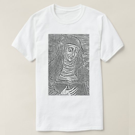 Saint Hildegard von Bingen T-shirt (Design voorkant)