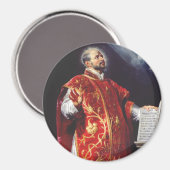 Saint Ignatius van Loyola Magneet (Voorkant / Achterkant)