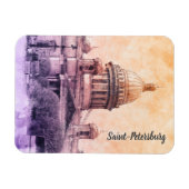 Saint-Isaac's Cathedral Magnet - Saint-Pétersbourg (Horizontal)