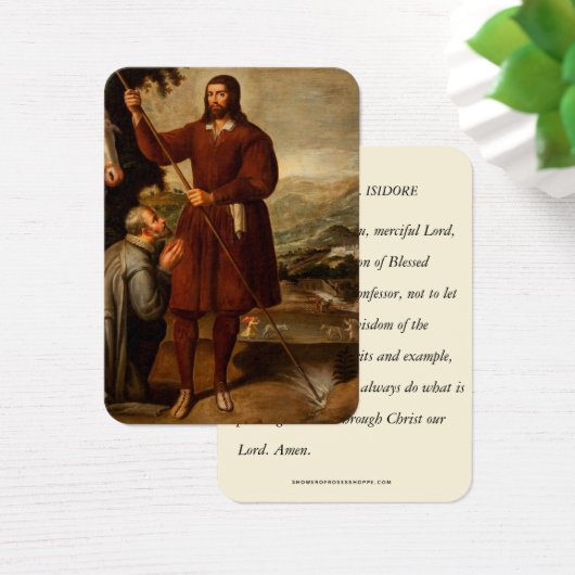Saint Isidore, ouvrier agricole Prière religieuse (Bureau)