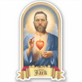 Saint Jack Smith Gebedskaars Sticker (Voorkant)
