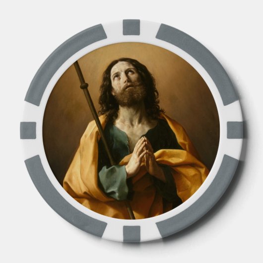 "Saint James" aangepaste poker chips (Voorkant)