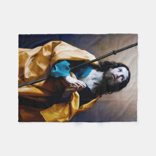Saint James the Greater, Guido Reni Fleece Deken (Voorkant (Horizontaal))