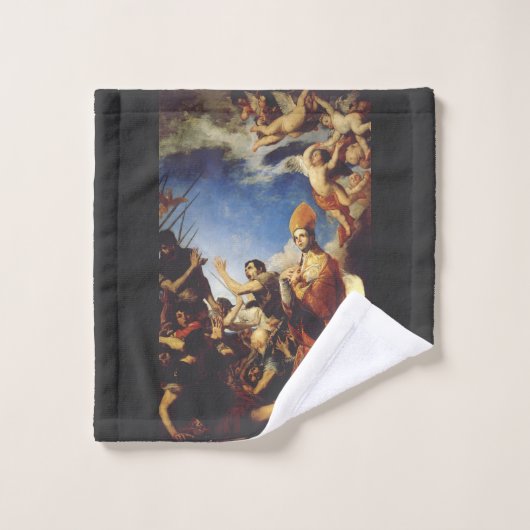 Saint Janvier, évêque de Bénévent - Beaux-arts (Gant de toilette)