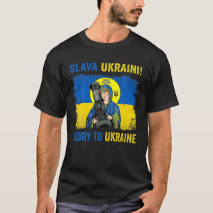Saint Javelin Slava Ukraine Glory aan Ukraine Supp T-shirt
