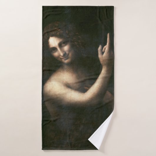Saint Jean Baptiste, Léonard de Vinci (Serviette de bain)