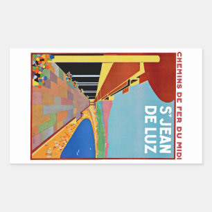 Saint Jean de Luz Rechthoekige Sticker