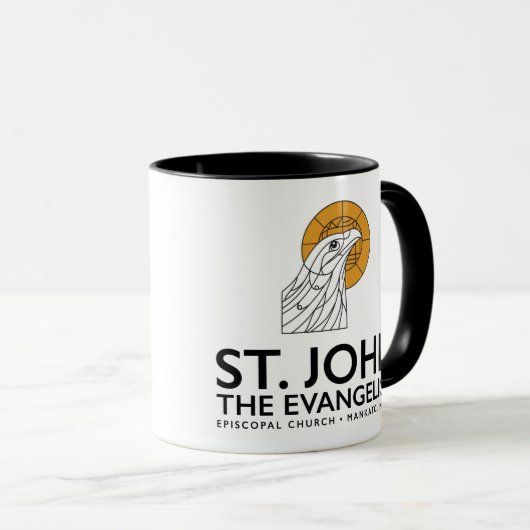 Saint Jean l'Evangéliste Église épiscopale Mug (Devant droit)