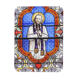 Saint Jean Vianney Premium Zielgids Kunstprint Magneet