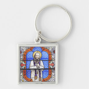Saint Jean Vianney Premium Zielgids Kunstprint Sleutelhanger