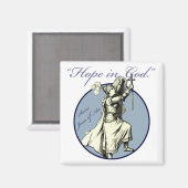 Saint Jeanne d'Arc - Magnet chrétien (Recto/Verso)