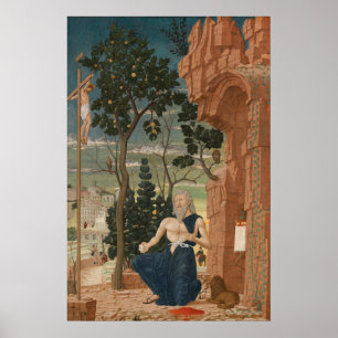 Saint Jérôme - Andrea Mantegna Fine Art Poster