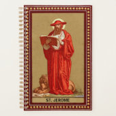 Saint Jérôme, cardinal avec Lion (P 004) (Devant)