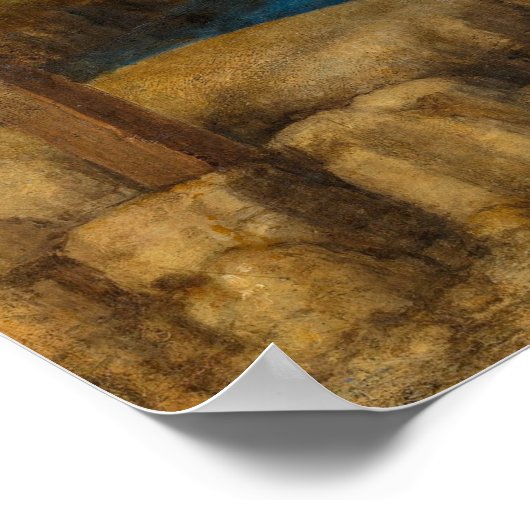 Saint Jerome - Cima da Conegliano Fine Art Poster (Hoek)