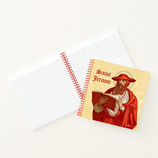 Saint Jérôme comme cardinal avec livre (P 004) (Intérieur)