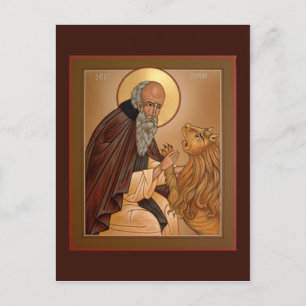 Saint Jerome Prayer Card Briefkaart