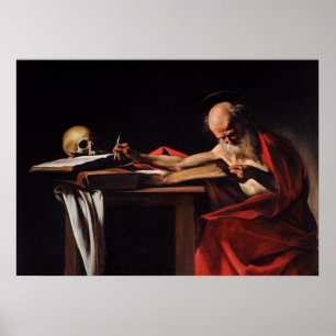 Saint Jerome Schrijven Poster