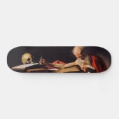 Saint Jerome Writing van Michelangelo Caravaggio Skateboard (Horizontaal)