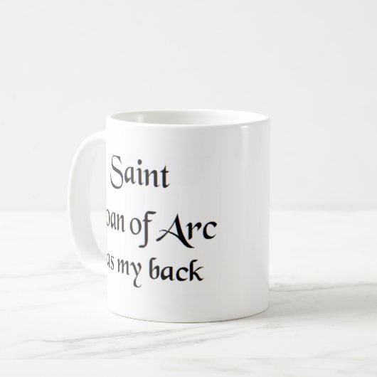 saint joan de l'arc tasse à café (Devant gauche)