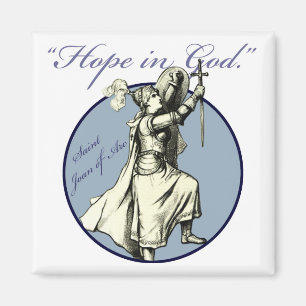 Saint Joan of Arc - Christelijk Magnet Magneet