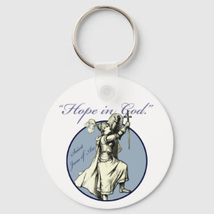 Saint Joan of Arc - Christelijk Sleutelhanger