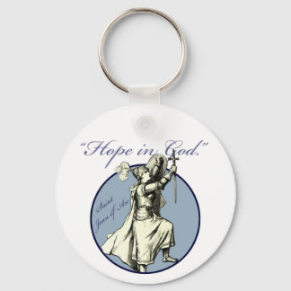 Saint Joan of Arc - Christelijk Sleutelhanger