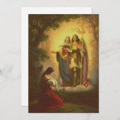 Saint Joan of Arc Feestdagenkaart (Voorkant / Achterkant)