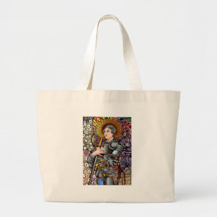 Saint Joan of Arc Grote Tote Bag