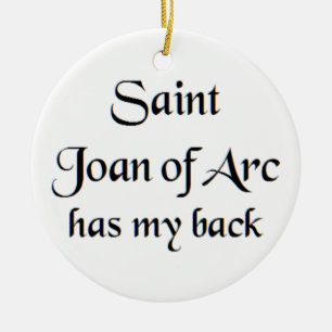 saint joan of arc koffiekop keramisch ornament