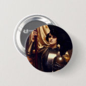 Saint Joan of Arc Ronde Button 5,7 Cm (Voorkant /achterkant)